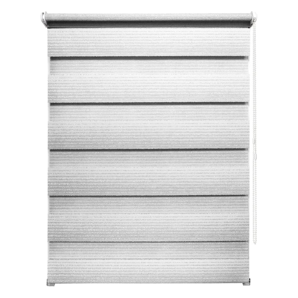 Изображение товара Рулонная штора УЮТ Люрекс день-ночь 70x160 светло-серый современная простая установка