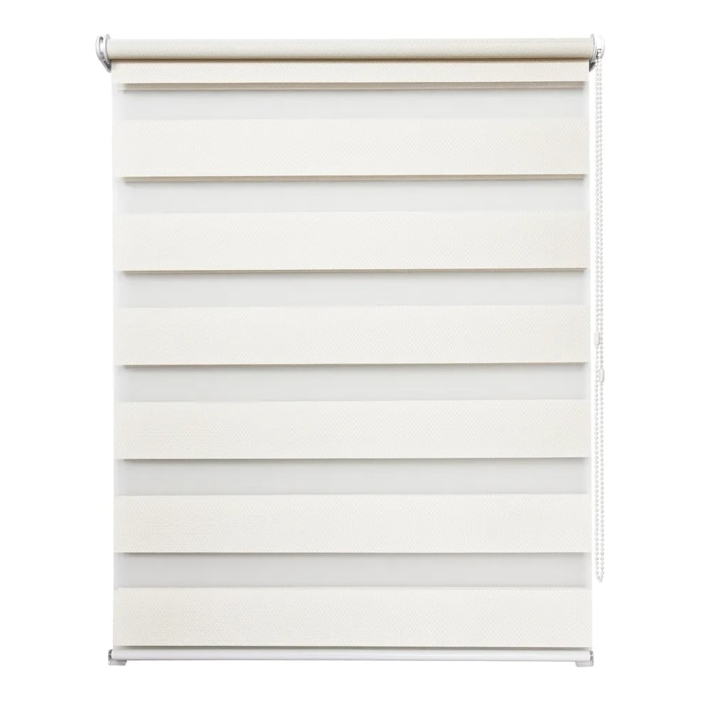 Изображение товара Рулонная штора УЮТ Сальса день-ночь 120x160 сливочный стиль современный