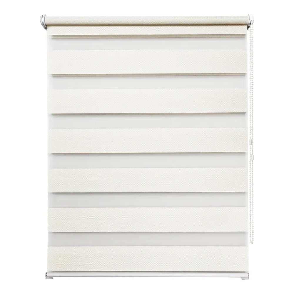 Изображение товара Рулонная штора УЮТ Сальса день/ночь 160x160 сливочный современный стиль