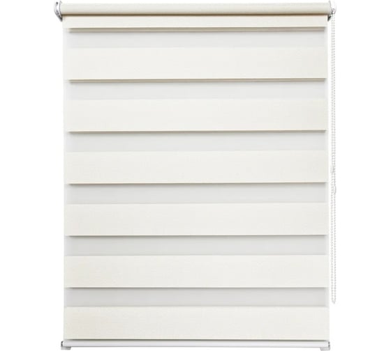 Изображение товара Рулонная штора УЮТ Сальса день/ночь, 160x160, сливочный 2145288