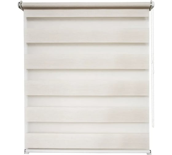 Изображение товара Рулонная штора УЮТ Канзас день/ночь, 090x160, лен 2136705