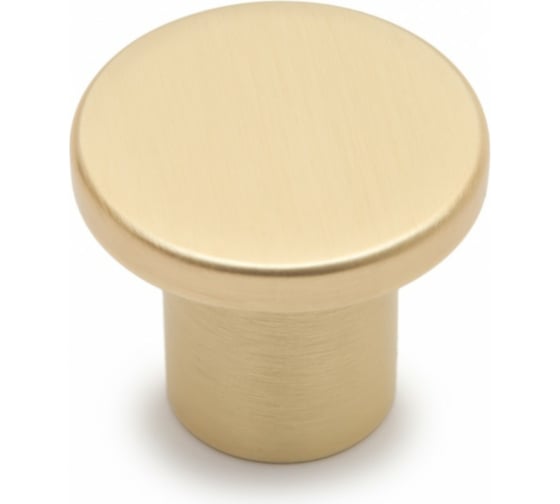 Изображение товара Мебельная ручка-кнопка BOYARD RC042MBSG.4 матовое брашированное сатиновое золото 607142
