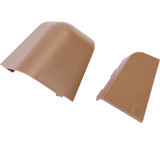 Изображение товара Комплект заглушек к плинтусу для столешниц ООО ДЕКОПЛИНТ ДЖОКЕР 3 - 15 какао 1179