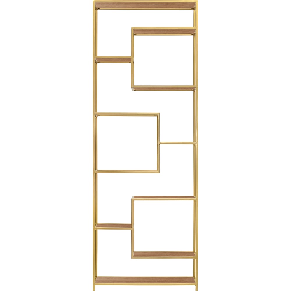 Изображение товара Стеллаж GreenWeen OLIVIA золотой ЛДСП металл 1950x700x300 мм