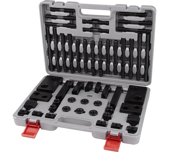 Изображение товара Набор зажимных элементов (М14; 16 мм; 58 шт) в кейсе NORGAU 036483514