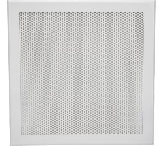 Изображение товара Решетка вентиляционная ООО Вентмаркет 300х300 мм, металлическая на магнитах, кружок, белый VRK00300