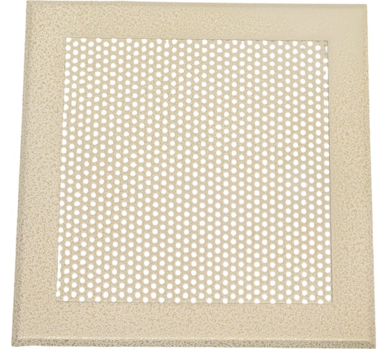 Изображение товара Решетка вентиляционная ООО Вентмаркет 200х200 мм, металлическая на магнитах, кружок, антик белый VRK00211
