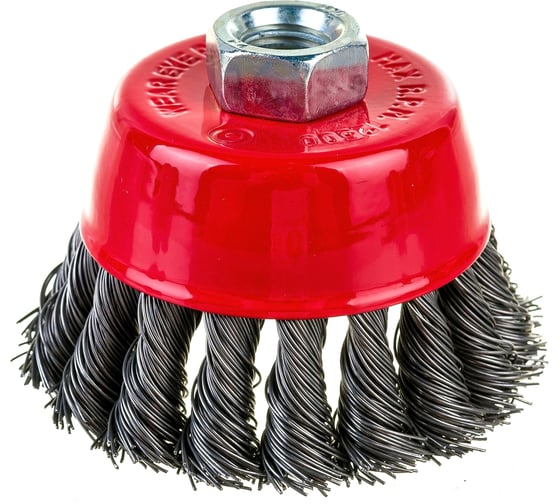 Изображение товара Щетка чашечная 85 мм, М14, пучки витой проволоки для УШМ INTERTOOL BT-2085