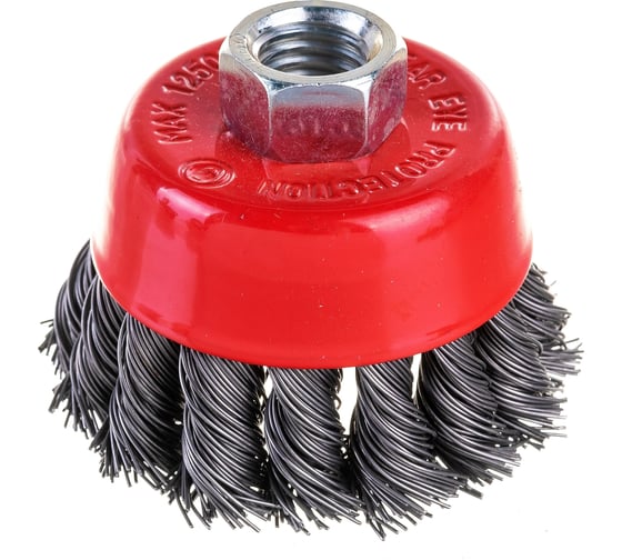 Изображение товара Щетка чашечная 65 мм, М14, пучки витой проволоки для УШМ INTERTOOL BT-2065