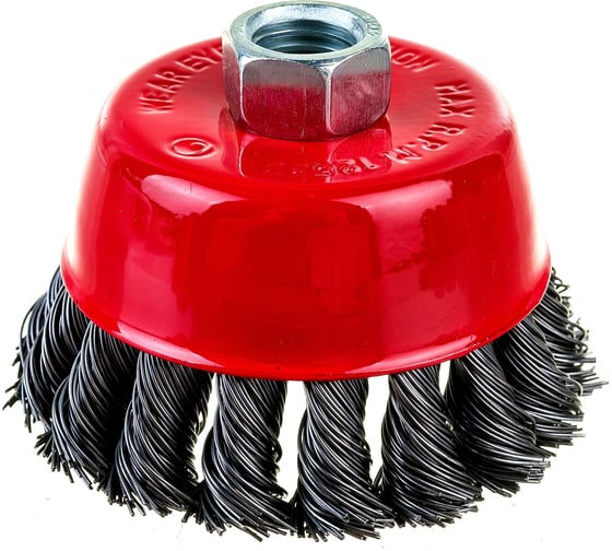 Изображение товара Щетка чашечная 75 мм, М14, пучки витой проволоки для УШМ INTERTOOL BT-2075