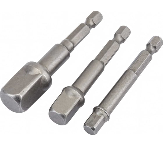 Изображение товара Набор адаптеров для шуруповерта 3 шт БМ 970003