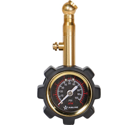 Изображение товара Стрелочный манометр Airline PRO 7АТМ, 40 мм, с клапаном сброса AEAS001