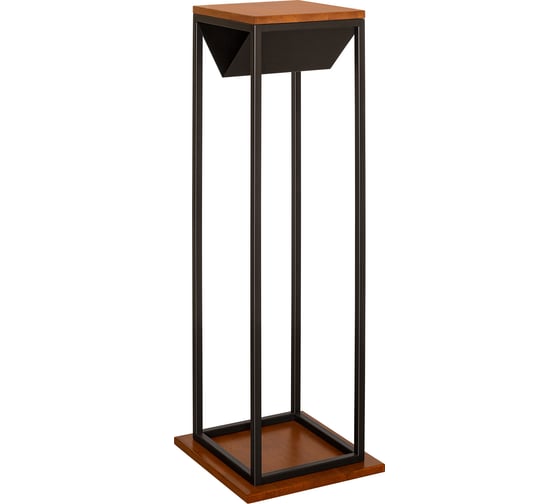 Изображение товара Дровница с полкой черная TORI 1200x370x400 мм GreenWeen GW-DR-TORI-120B