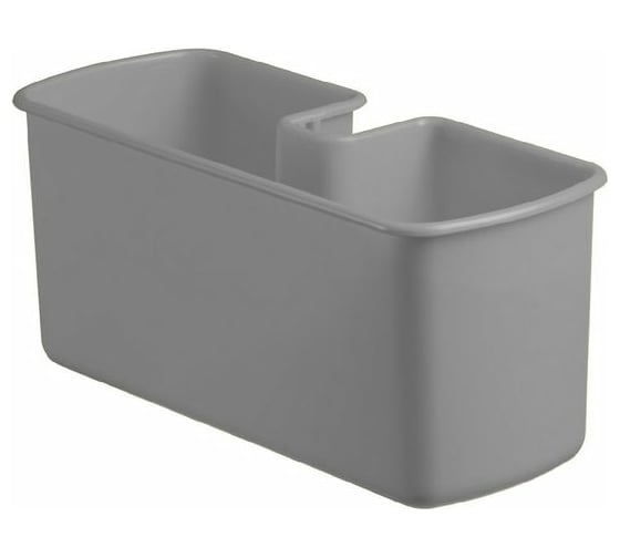 Изображение товара Боковая корзина для инструментов уборки для тележек серии Nick, Witty, серая TTS 00003351