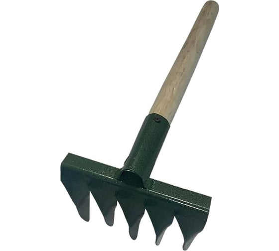 Изображение товара Грабли ООО Агростройлидер 5-ти зубые, витой зуб, с черенком ГВ-5 САД-11.03