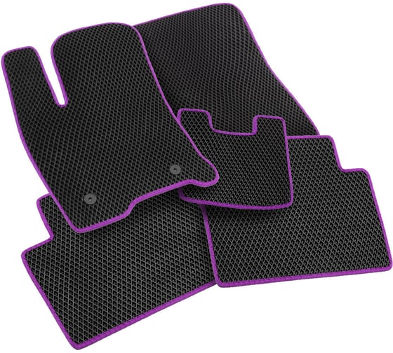 Изображение товара Коврики Vicecar ЕВА / EVA / ЭВА для Ssang Yong Musso Daewoo Musso 1993 - 2006 EV42006-фиолетовый