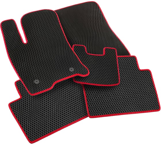 Изображение товара Коврики Vicecar ЕВА / EVA / ЭВА для Seat Toledo III 2006-2012 EV38002-красный