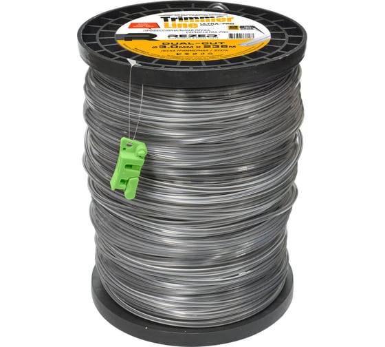 Изображение товара Леска DUAL-CUT 3 мм, 236 м, сечение квадрат Rezer 03.007.00017