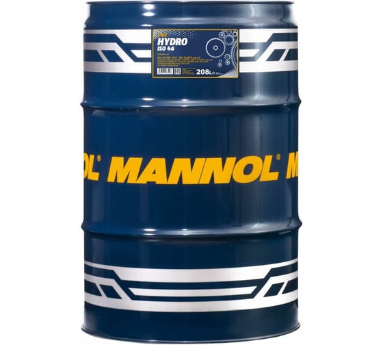 Изображение товара Масло гидравлическое HYDRO ISO 46 208 л MANNOL 1905