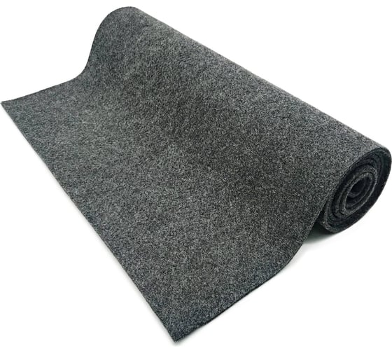 Изображение товара Подстилка ковёр Бацькина Баня Скрутка для бани серый, 145x50 см 11103