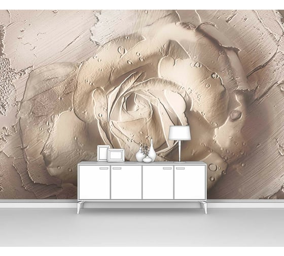 Изображение товара Фотообои 3d абстракции цветы "Объемная роза" 400x270 ШxВ ООО Первое ателье pw97370