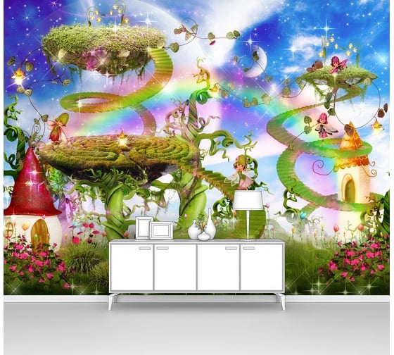 Изображение товара Фотообои "Сказочный мир с феями, эльфами и гномами" 300x225 ШxВ ООО Первое ателье pw72277-3