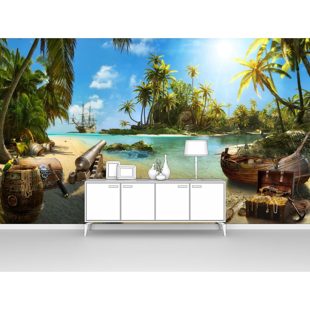 Изображение товара Фотообои Пиратская бухта 150x100 см - Первый ателье pw72282-1