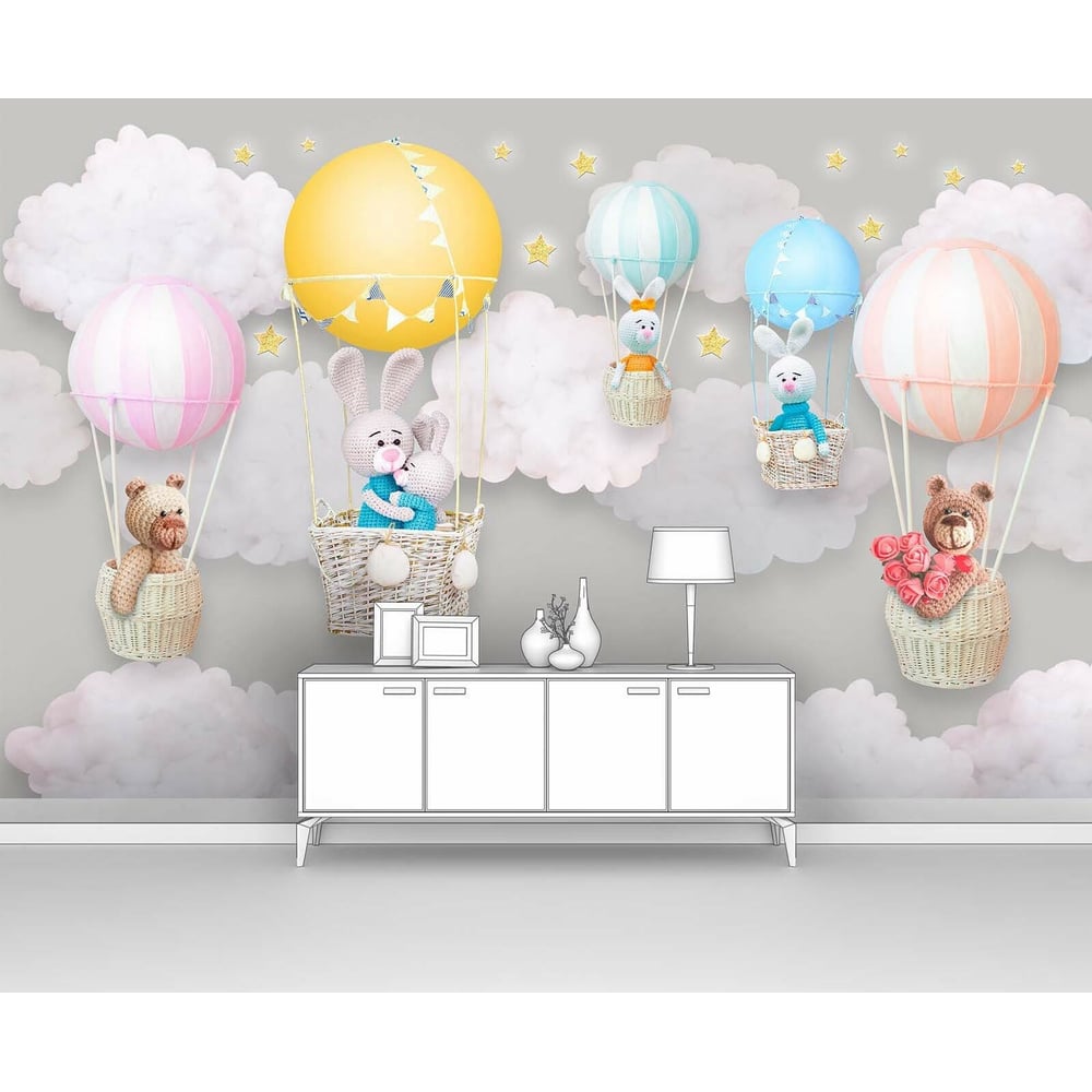 Изображение товара Фотообои Игрушки на воздушных шарах 155x100 см