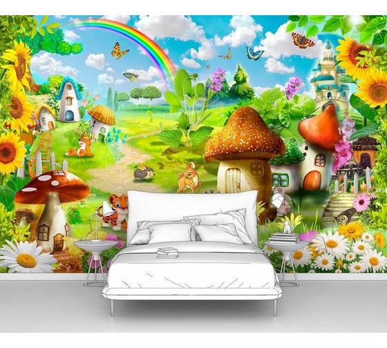 Изображение товара Фотообои "Сказочный мирок" 150x100 ШxВ ООО Первое ателье pw78695-1