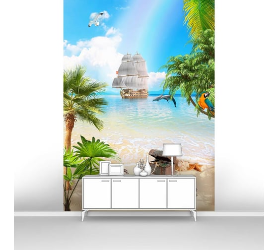 Изображение товара Фотообои "Пейзаж острова сокровищ" 200x280 ШxВ ООО Первое ателье pw68381-2