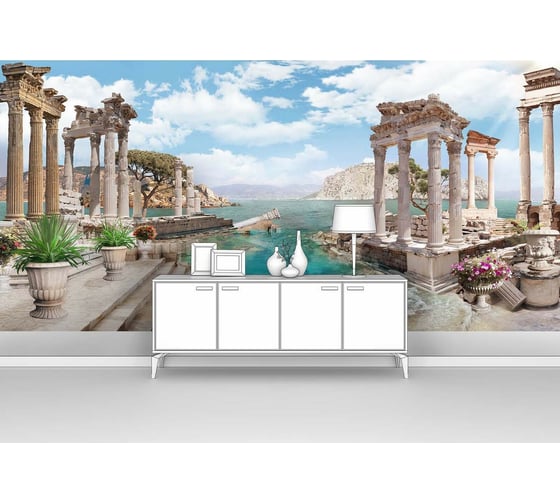 Изображение товара Фотообои "Древности в море" 400x195 ШxВ ООО Первое ателье pw70439-4