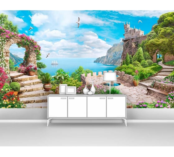 Изображение товара Фотообои "Смотровая площадка на море" 180x100 ШxВ ООО Первое ателье pw70479-1