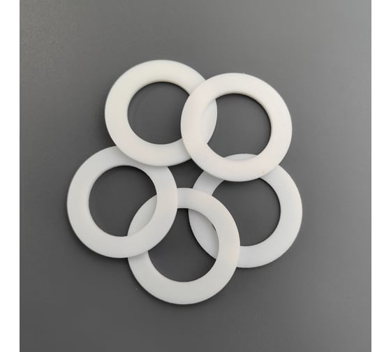 Изображение товара Фторопластовая прокладка HG 1 1/4" (24x39x2 мм), 5 шт 1648284