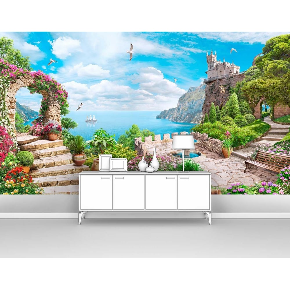 Изображение товара Фотообои "Смотровая площадка на море" 400x225 см