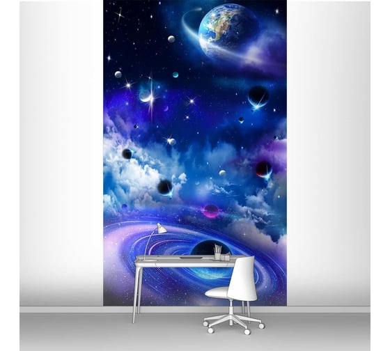 Изображение товара Фотообои "Синий космос" 200x330 ШxВ ООО Первое ателье pw95039-2
