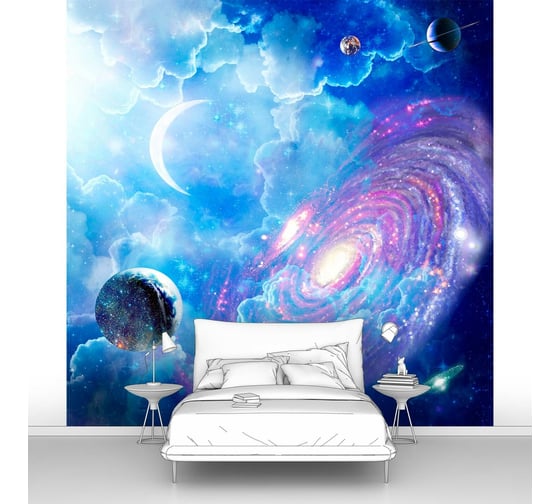 Изображение товара Фотообои космос "Космическое фэнтези" 100x100 ШxВ ООО Первое ателье pw95024-1
