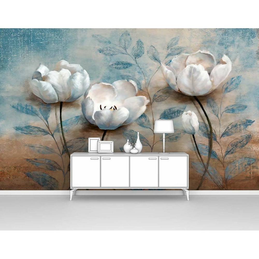 Изображение товара Фотообои 3d абстракции Объемные цветы 400x250 см флизелин винил очень хорошая