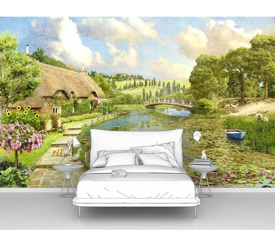 Изображение товара Фотообои природа "Природная тишина" 400x250 ШxВ ООО Первое ателье pw136038-4