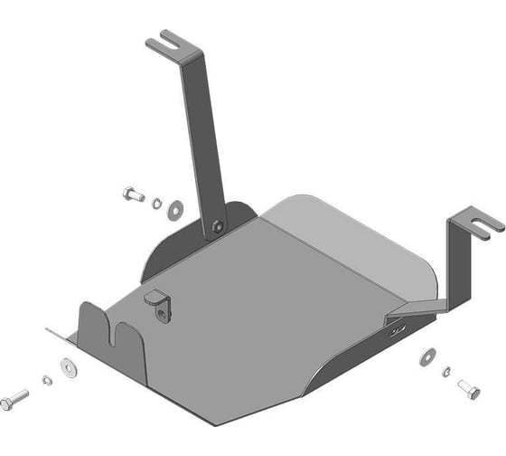 Изображение товара Усиленная защита ООО Трио Сервис 2 мм, ЗДф, Hyundai Tucson с 2021 MOTODOR 70905