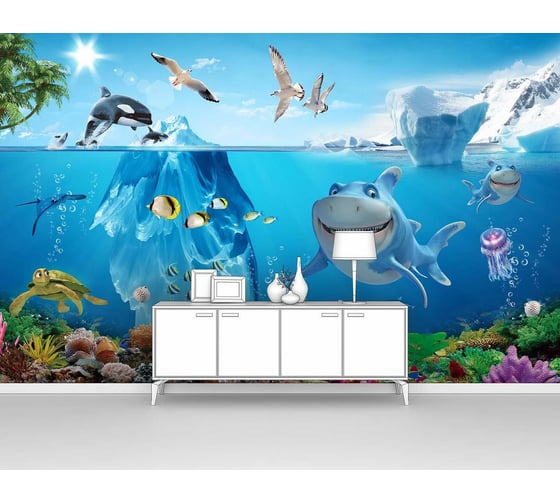 Изображение товара Фотообои животные "Акула улыбается" 300x190 ШxВ ООО Первое ателье pw94920-3