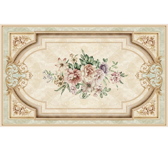 Изображение товара Фотообои на потолок "Потолочный плафон из цветов" 300x190 ШxВ ООО Первое ателье pw96382-3