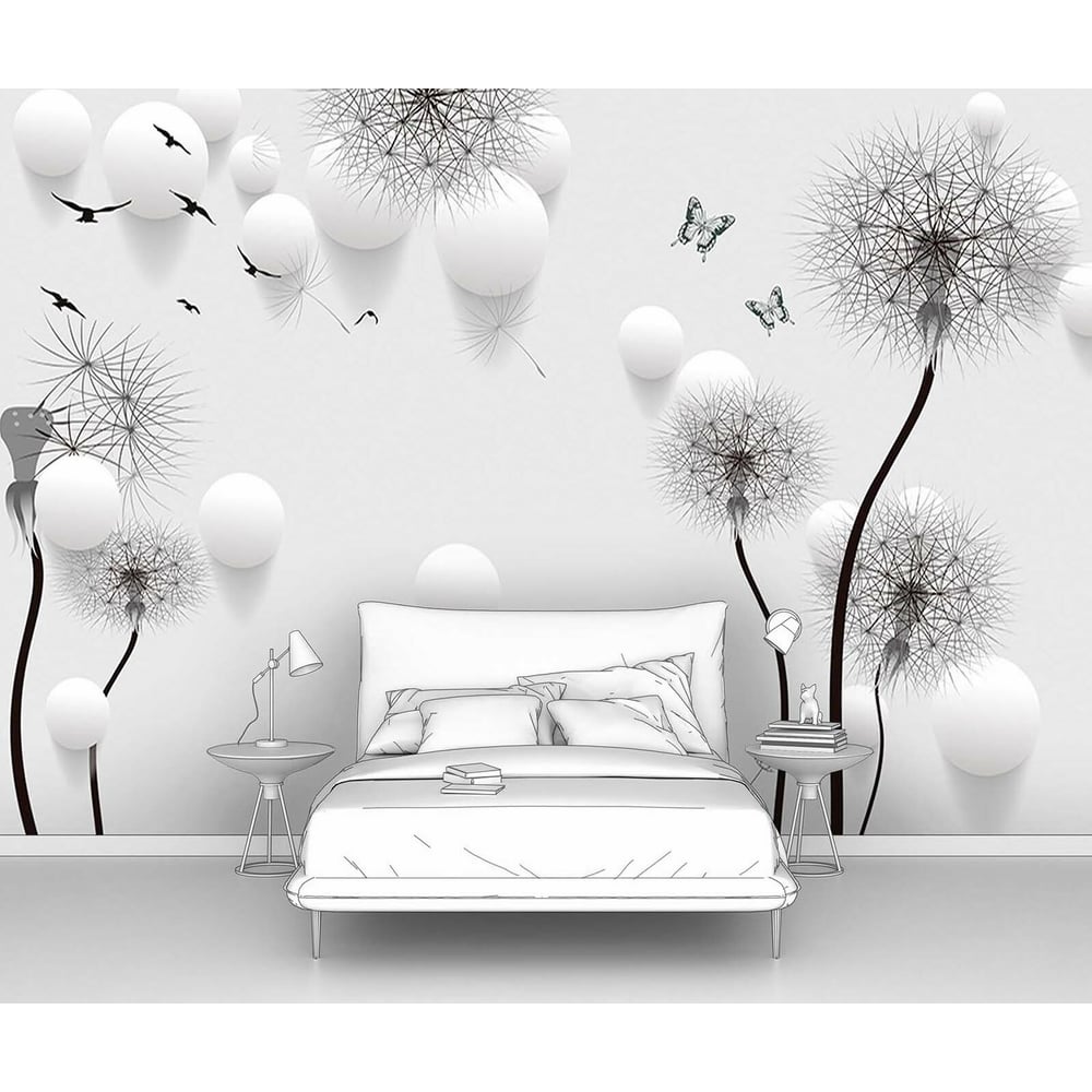 Изображение товара Фотообои 3D абстракция цветы Колючие одуванчики 200x140 см