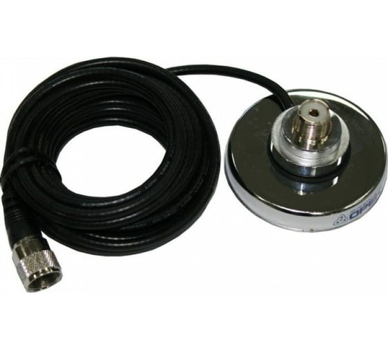 Изображение товара Хромированное магнитное основание Opek для автомобильной антенны  AM-1023 UHF, 77мм 00003354