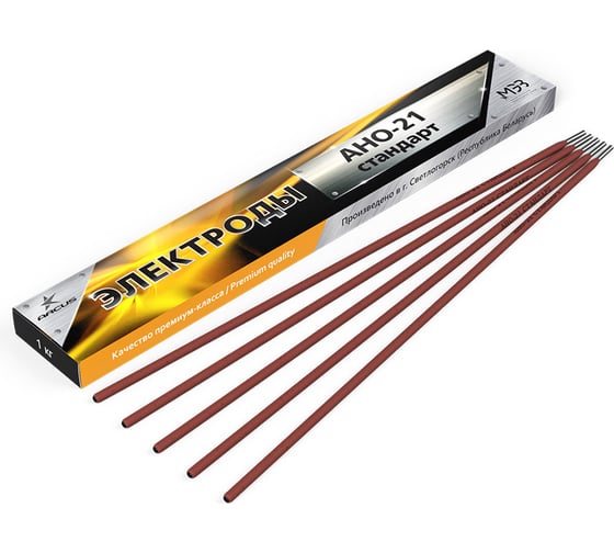 Изображение товара Электрод АНО-21 СТАНДАРТ (3 мм; 1 кг) МЭЗ Ц0035561
