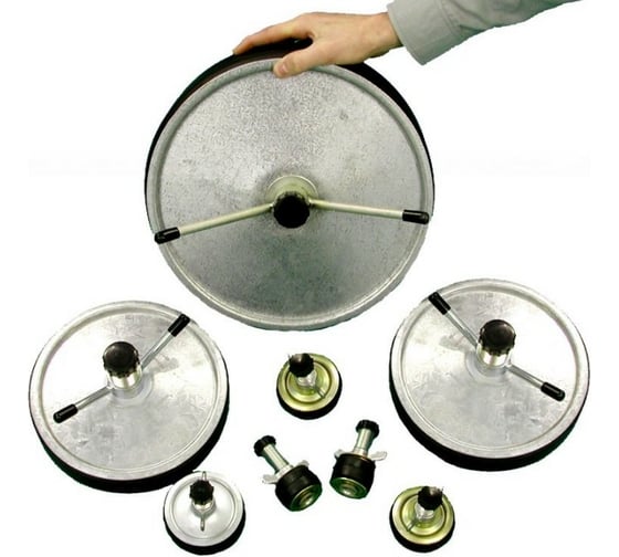 Изображение товара Стальная заглушка Huntingdon с проходным штоком Д=225 мм 210 - 230 мм PSP7225