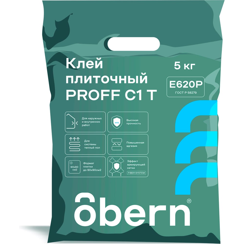 Клей для плитки Obern PROFF С1Т 22195