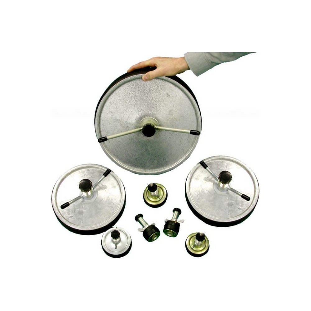 Изображение товара Стальная механическая заглушка для труб Д350 мм 380 мм PSP7350