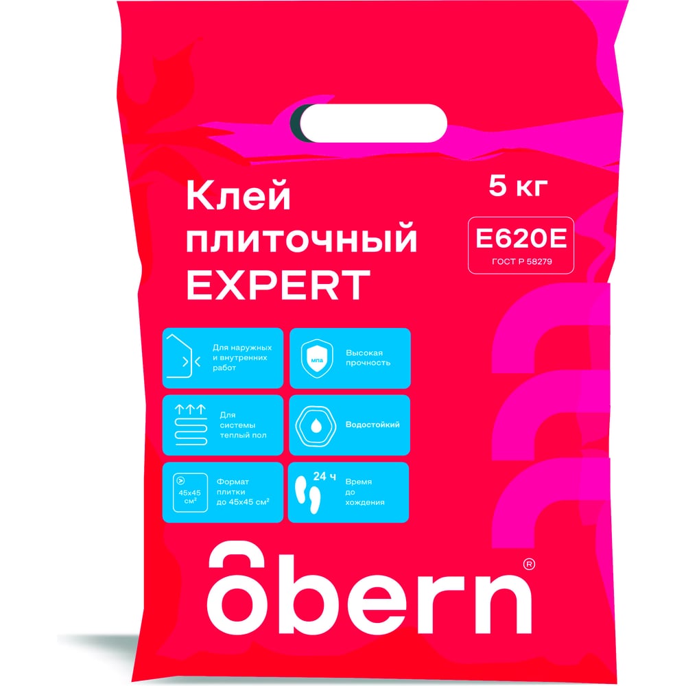 Клей для плитки Obern