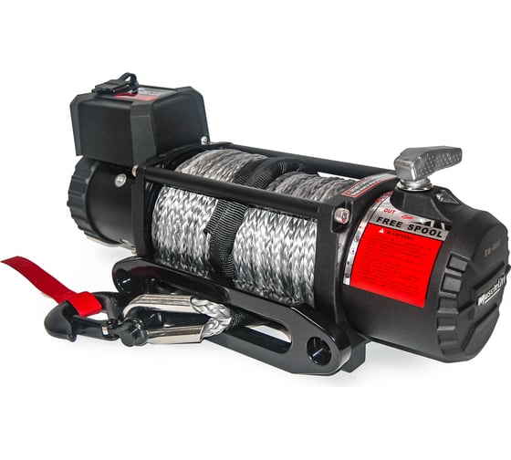 Изображение товара Автомобильная лебедка T-Max Musclelift 9500 12В с синтетическим тросом W2007