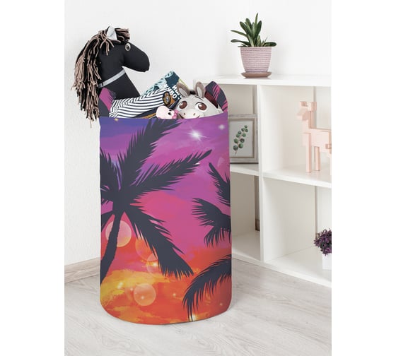 Изображение товара Корзина для игрушек JoyArty "Любовь на берегу океана" 40x60 см  toba_385264_L